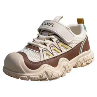 小骆驼儿童运动鞋2026春季新款缓震透气男童户外登山鞋女童徒步鞋