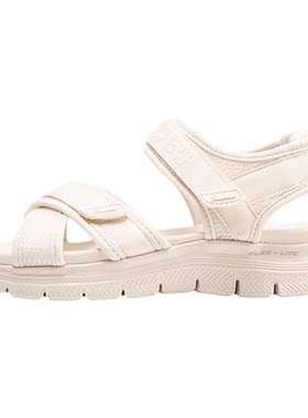 Skechers斯凯奇女鞋复古休闲鞋露趾凉鞋舒适透气户外涉水沙滩鞋