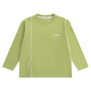 小象汉姆童装男童长袖T恤纯棉儿童上衣2026春装新款中大童打底衫