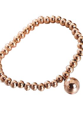 爱依依钛钢圆珠时尚弹力手链女