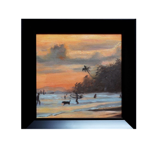 美国当代艺术 When we talk about California 加州四季手绘油画