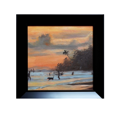 美国当代加州四季手绘油画