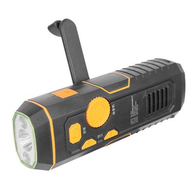 手摇发电手电筒应急充电收音机