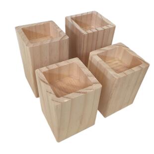 床脚垫高底座实木桌脚增高木块茶几加高支沙发脚增高垫块加高垫脚