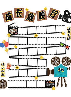 班级教室布置装饰环创创意照片墙