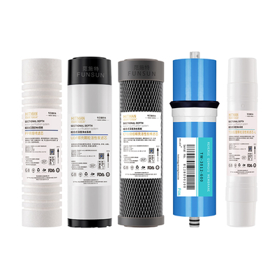 【范施特单只装平口滤芯】通用PP棉活性炭RO膜适配多品牌净水滤芯