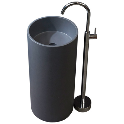 金士北欧水泥灰色个性洗手盆