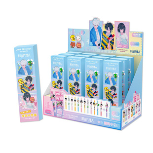 正版时光代理人按动中性笔x三丽鸥文具盲盒周边LINEFRIENDS集卡社