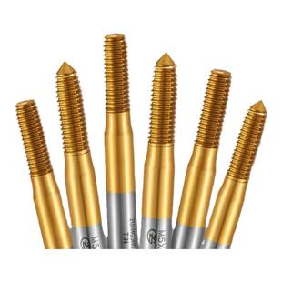进口短牙镀钛挤压丝攻m1M2M3M4M5M6M8M10不锈钢机用挤牙丝锥