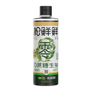 臻选松鲜鲜0蔗糖生抽500mL酿造酱油炒菜火锅调味