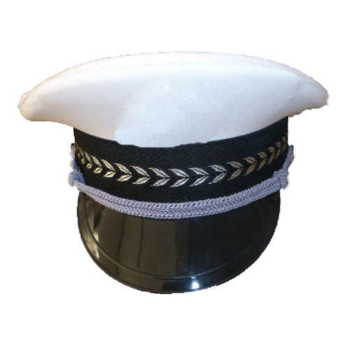 儿童保安帽小交警演出服男女小景察制服交景表演服黑猫景长帽子