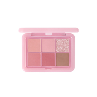 holdlive眼影盘小粉冻眼影六色大地色橘棕高光腮红修容一体女学生