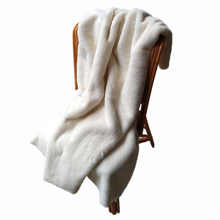 仿兔毛布料白色短毛绒布围脖服装仿皮草柜台展示装饰背景仿獭兔毛