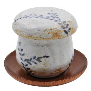 日本原装进口 纯手工志野烧芦苇小茶碗 日式传统复古茶器 主人杯