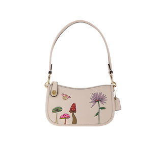 COACH/蔻驰女麻将包Swinger休闲百搭通勤单肩手提腋下包手提包