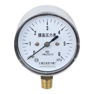 YE60燃气表膜盒压力表千帕表