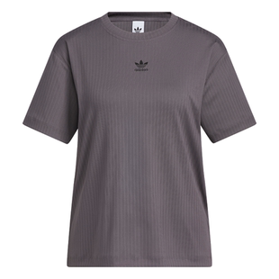 运动针织短袖T恤女装夏季adidas阿迪达斯官方outlets三叶草KD1862