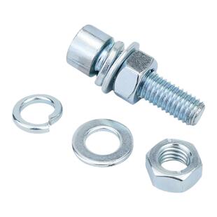 镀锌8.8级高强度内六角螺丝钉螺母平弹垫螺栓组合大全套装 M3-M24