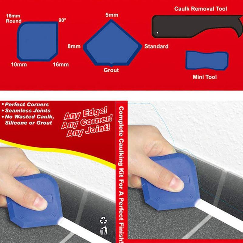 美缝工具10件套玻璃胶刮板塑料刮板铲胶器sealant scraper