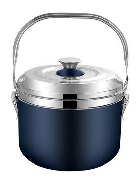 黄河加厚不锈钢家用免火再煮锅