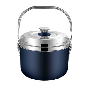 黄河加厚不锈钢家用免火再煮锅