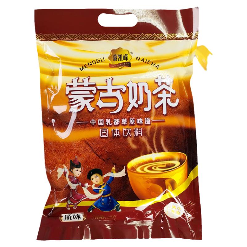 蒙凯峰蒙古奶茶粉咸味400克内蒙古特产独立包装休闲饮品草原味道