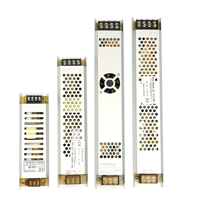 LED长条12v24v超薄开关电源卡布软膜灯箱广告牌150W200W300W400W