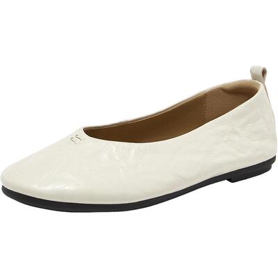 Bata羊皮书单人舞红舞鞋春秋商场新款软底舒适玛丽珍单鞋53968AQ6