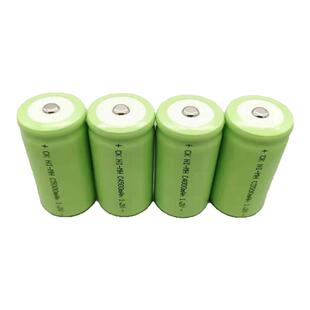 2号NI-MH C4000 4500mAh1.2V手电筒照明工业仪表四轮定位充电电池