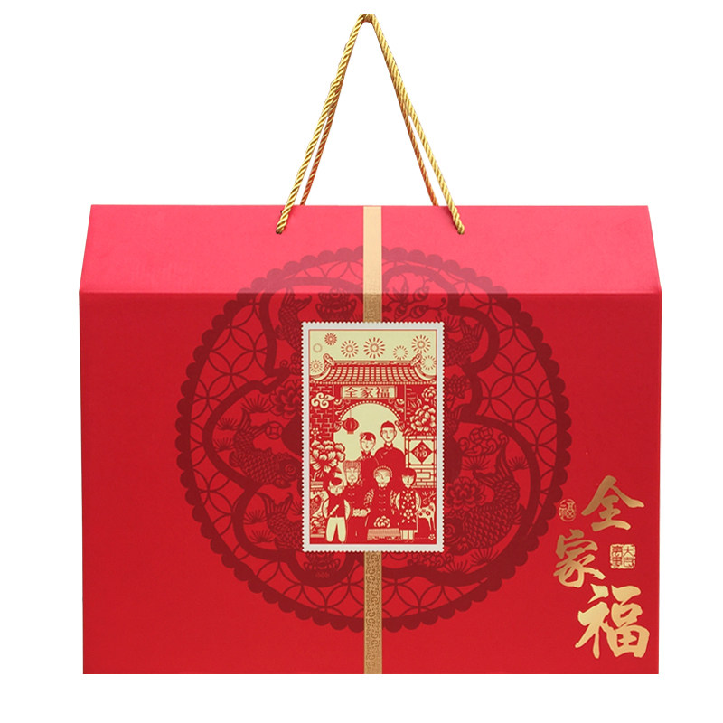 通用春节海鲜熟食年货包装盒土特产礼品盒大礼箱厂家可定制批发
