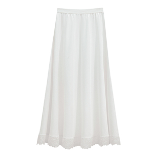 汉服衬裙蕾丝花边内衬裙旗袍马面防走光内搭里衬洋气打底半身长裙