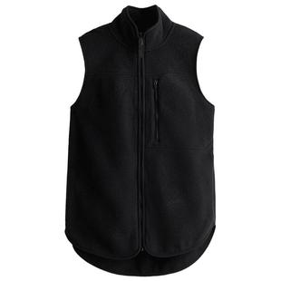 HM冬季女装时尚休闲休闲泰迪绒运动背心1253729