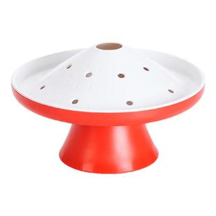 密胺毛肚专用盘火锅店肥牛腰片创意仿瓷餐具高脚冒烟烤肉干冰盘子