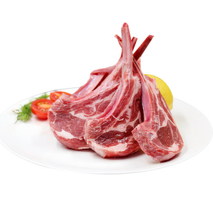 法式羊排500g*3内蒙古羊肉新鲜5战斧羊排小切12肋西餐烧烤食材3斤