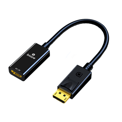 毕亚兹dp转hdmi转接头4K高清hdmi