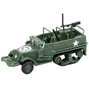 4D免胶拼装1:72二战德军防空装甲战车坦克导弹榴弹炮模型军事玩具