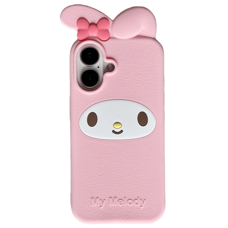 @BOBBY PLANET立体硅胶卡通三丽鸥melody可爱粉色少女心美乐蒂适用iPhone17promax手机壳苹果1