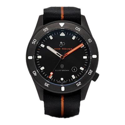 黑色的JLR路虎联名腕表