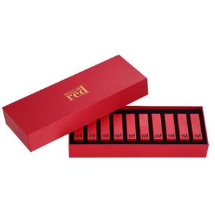 芭莎红口红BAZAAR RED丝绒亚光滋润唇膏10色礼盒限量同款明星单支