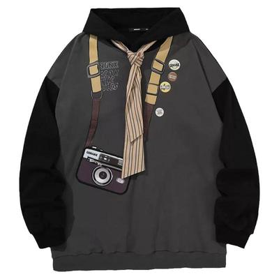 GENANX闪电潮牌连帽套头卫衣