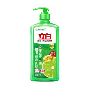 立白青柠洗洁精APG薄荷洗洁精除菌去油不伤手食品用果蔬可洗家用