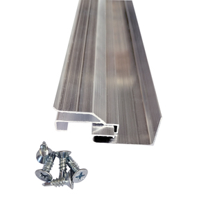 皮门帘铝合金龙骨配件磁吸门帘塑料透明PCV软帘轨道空调帘子滑道