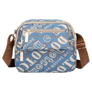 盛装舞步春夏新款帆布斜挎包背包斜跨大容量休闲牛津布女包潮X67