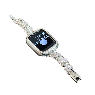 QALUO/千洛iwatch漩涡锆石表带