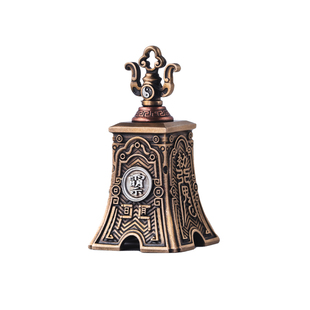 琢匠三清铃铛吊坠国风汽车钥匙扣挂坠悟道系列响声大铜铃车载挂件