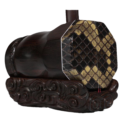 正音堂二胡乐器老红木八角龙头