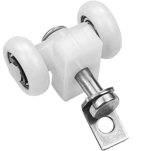 折叠门吊轮老式卫生间浴室小折叠门滑轮轨道铝合金推拉门付挡配件