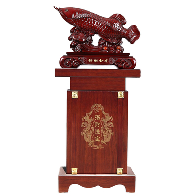 落地金龙鱼摆件办公室大堂装饰