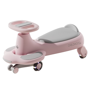 儿童扭扭车男女宝宝溜溜车1一3岁大人可坐防侧翻摇摇摆新款玩具车