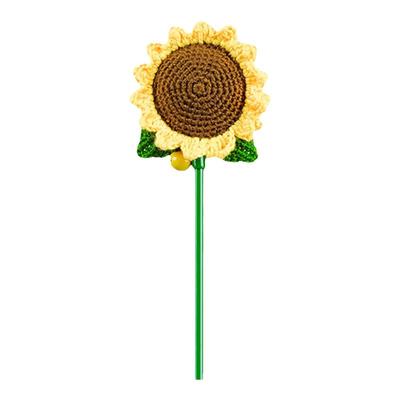 meowcard针织长杆仙女木质猫玩具